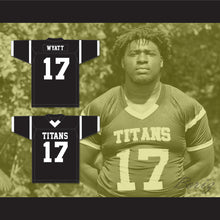 Load image into Gallery viewer, Devonte Wyatt 17 Towers High School Titans Black Football Jersey 2