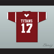 Load image into Gallery viewer, Devonte Wyatt 17 Towers High School Titans Maroon Football Jersey 1