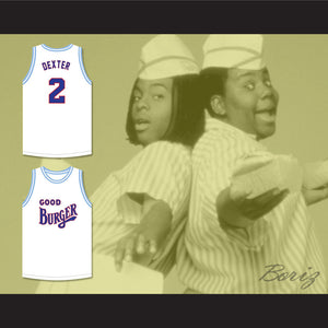 Dexter 2 Good Burger White Basketball Jersey
