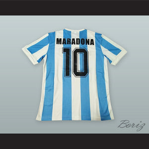 Diego Maradona 10 Argentina Soccer Jersey