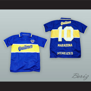 Diego Maradona 10 C.A. Boca Juniors Soccer Jersey