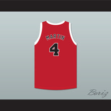 Load image into Gallery viewer, Dino Martin 4 Providence Steamrollers Red Basketball Jersey with Patch