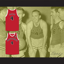 Load image into Gallery viewer, Dino Martin 4 Providence Steamrollers Red Basketball Jersey with Patch