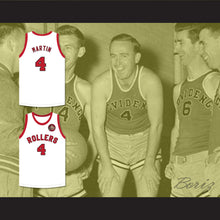 Load image into Gallery viewer, Dino Martin 4 Providence Steamrollers White Basketball Jersey with Patch 2