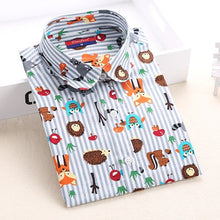Load image into Gallery viewer, Dioufond Women Summer Blouses Vintage Floral Blouse Long Sleeve Shirt Women Camisas Femininas Female Tops Fashion Cotton Shirt