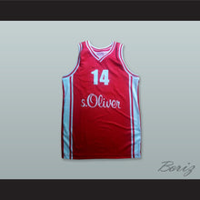 Load image into Gallery viewer, Dirk Nowitzki 14 s.Oliver Wurzburg Red Basketball Jersey