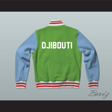 Load image into Gallery viewer, Djibouti Varsity Letterman Jacket-Style Sweatshirt