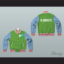 Load image into Gallery viewer, Djibouti Varsity Letterman Jacket-Style Sweatshirt