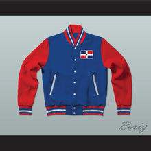 Load image into Gallery viewer, Dominican Republic Varsity Letterman Jacket-Style Sweatshirt