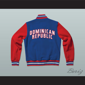 Dominican Republic Varsity Letterman Jacket-Style Sweatshirt