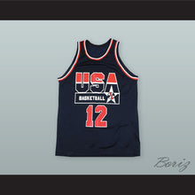 Load image into Gallery viewer, Dominque Wilkins 12 USA Basketball Jersey