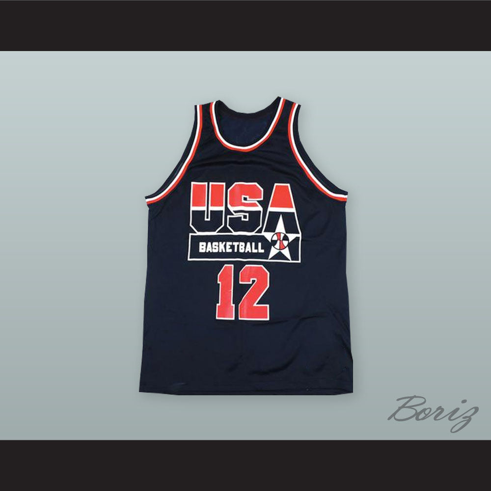Dominque Wilkins 12 USA Basketball Jersey