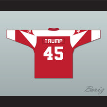 Load image into Gallery viewer, Don Cheadle SNL Donald Trump 45 CCCP Red Hockey Jersey