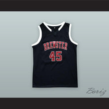 Load image into Gallery viewer, Donovan Mitchell 45 Brewster Academy Bobcats Black Basketball Jersey