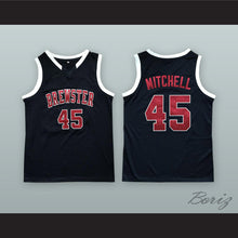 Load image into Gallery viewer, Donovan Mitchell 45 Brewster Academy Bobcats Black Basketball Jersey