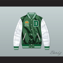 Load image into Gallery viewer, Freeway Rick Ross Susan Miller Dorsey High School Dons Tennis Green/ White Varsity Letterman Satin Bomber Jacket