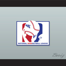 Load image into Gallery viewer, Doug Remer 17 Milwaukee Beers Logo BASEketball Blue Baseball Jersey