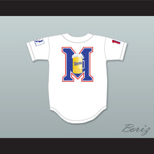 Load image into Gallery viewer, Doug Remer 17 Milwaukee Beers Logo Deluxe BASEketball White Baseball Jersey