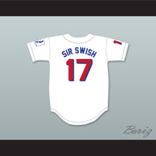 Load image into Gallery viewer, Doug &#39;Sir Swish&#39; Remer 17 Milwaukee Beers BASEketball White Baseball Jersey