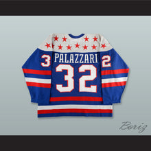 Load image into Gallery viewer, Doug Palazzari 32 Team USA Canada Cup Blue Hockey Jersey
