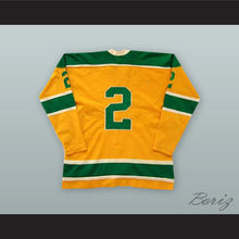 Load image into Gallery viewer, Doug Roberts 2 California Golden Seals Yellow Hockey Jersey