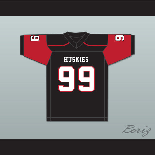 Drake Jackson 99 Centennial High School Huskies Black Football Jersey 2