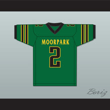 Load image into Gallery viewer, Drake London 2 Moorpark High School Musketeers Green Football Jersey 2