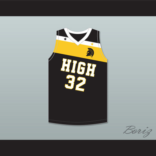 Draymond Green 32 Saginaw High School Trojans Black Basketball Jersey 2