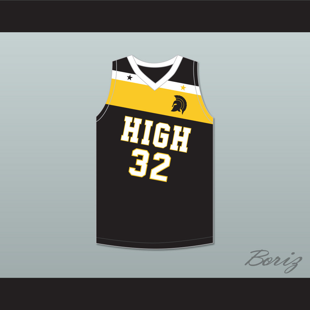Draymond Green 32 Saginaw High School Trojans Black Basketball Jersey 1
