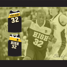 Load image into Gallery viewer, Draymond Green 32 Saginaw High School Trojans Black Basketball Jersey 1