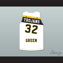 Load image into Gallery viewer, Draymond Green 32 Saginaw High School Trojans White Basketball Jersey 2