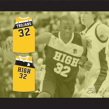 Load image into Gallery viewer, Draymond Green 32 Saginaw High School Trojans Yellow Gold Basketball Jersey 1