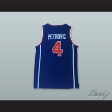 Load image into Gallery viewer, Drazen Petrovic 4 Jugoslavija Blue Basketball Jersey