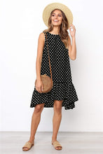 Load image into Gallery viewer, Dress summer dresses 2020 wave point casual loose sleeveless button Europes and American hot sell women dress vestidos ONY101112