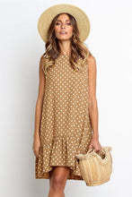 Load image into Gallery viewer, Dress summer dresses 2020 wave point casual loose sleeveless button Europes and American hot sell women dress vestidos ONY101112