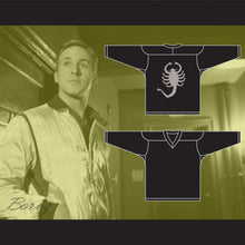 Load image into Gallery viewer, Ryan Gosling Driver Drive Inspired Scorpion Black Hockey Jersey