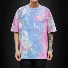 Load image into Gallery viewer, Dropshipping 2020 Men Tie Dye Graphic Tshirts Tops Men's Summer O-Neck Tees T-shirts Male Oversize Harajuku Couple Clothes 5XL