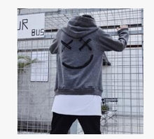 Load image into Gallery viewer, Dropshipping Suppliers Men Hoodies Sweatshirts Smile Print Headwear Hoodie Hip Hop Streetwear Clothing Us size Plus Size 3XL