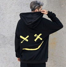 Load image into Gallery viewer, Dropshipping Suppliers Men Hoodies Sweatshirts Smile Print Headwear Hoodie Hip Hop Streetwear Clothing Us size Plus Size 3XL