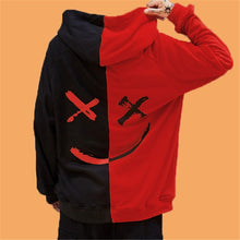 Load image into Gallery viewer, Dropshipping Suppliers Men Hoodies Sweatshirts Smile Print Headwear Hoodie Hip Hop Streetwear Clothing Us size Plus Size 3XL
