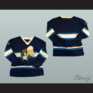 Duff Beer Homer Simpson Hockey Jersey