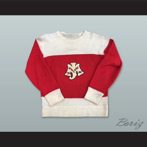 Dunc Grant 6 Moose Jaw Millers Red Hockey Jersey