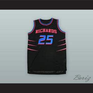 Dwyane Wade 25 Richards High School Bulldogs Black Alternate Basketball Jersey