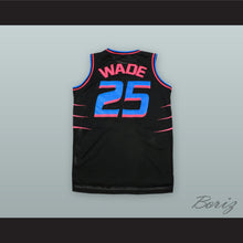 Load image into Gallery viewer, Dwyane Wade 25 Richards High School Bulldogs Black Alternate Basketball Jersey