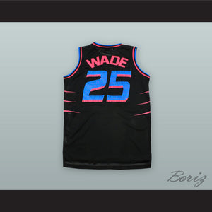 Dwyane Wade 25 Richards High School Bulldogs Black Alternate Basketball Jersey