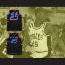 Load image into Gallery viewer, Dwyane Wade 25 Richards High School Bulldogs Black Alternate Basketball Jersey