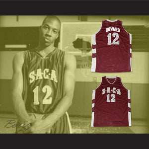 Dwight Howard 12 SACA Southwest Atlanta Christian Academy Basketball Jersey