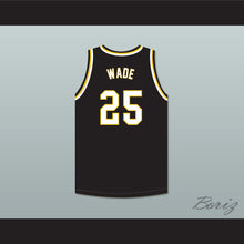 Load image into Gallery viewer, Dwyane Wade 25 Harold L. Richards High School Bulldogs Black Basketball Jersey 2