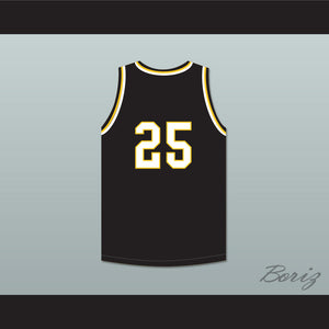 Dwyane Wade 25 Harold L. Richards High School Bulldogs Black Basketball Jersey 1