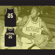 Load image into Gallery viewer, Dwyane Wade 25 Harold L. Richards High School Bulldogs Black Basketball Jersey 1